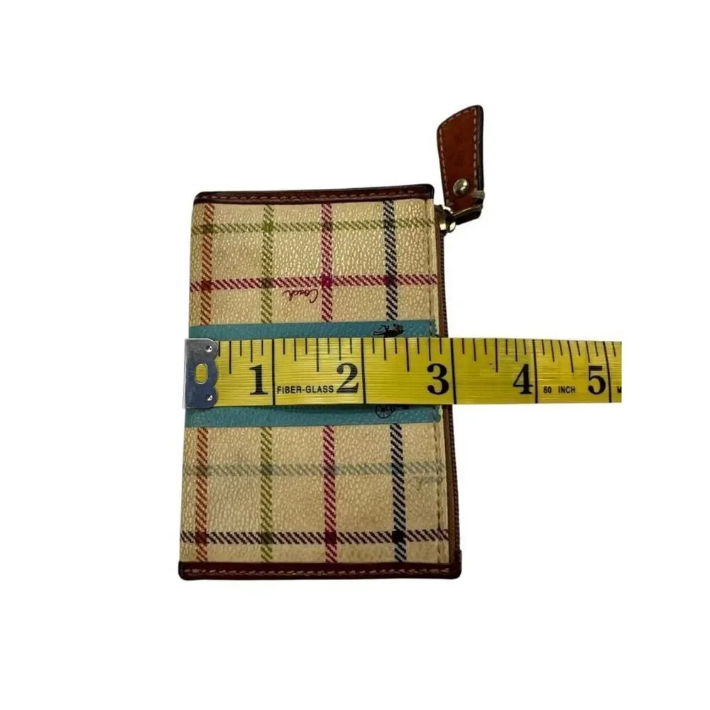 Coach Heritage Blue Stripe Key Chain Card Holder